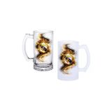 Ghostbastır Design Real Madrid Kulplu Bira Bardağı Buzlu Veya Şeffaf Seçenekli 0185