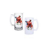 Ghostbastır Design Rocky Balboa Kulplu Bira Bardağı Buzlu Veya Şeffaf Seçenekli 0189