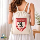 Ghostbastır Design Samsunspor Büzgülü Keten Çanta C270 - Bej