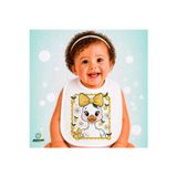 Ghostbastır Design Sevimli Ördek Keten Bebek Mama Önlüğü – Yumuşak, Emici, Yıkanabilir, Özel Tasarım P172