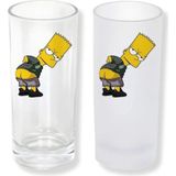 Ghostbastır Design Simpsons Buzlu / Buzsuz Seçenekli Rakı Bardağı – 1 Adet Şık Sunum Bardağı 044 - 200 ml