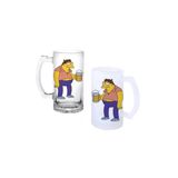 Ghostbastır Design Simpsons Kulplu Bira Bardağı Buzlu Veya Şeffaf Seçenekli 0205