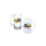Ghostbastır Design Simpsons Kulplu Bira Bardağı Buzlu Veya Şeffaf Seçenekli 0207