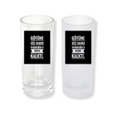 Ghostbastır Design Sıradışı Rakı Bardağı Cam 200 cc Buzlu ya da Buzsuz Seçenekleriyle 0776