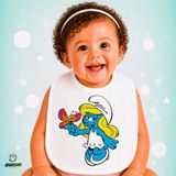 Ghostbastır Design Şirine Keten Bebek Mama Önlüğü – Yumuşak, Emici, Yıkanabilir, Özel Tasarım P186 - Çok Renkli - 0+ Ay
