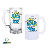 Ghostbastır Design Şirine Kulplu Bira Bardağı Buzlu veya Şeffaf Seçenekli 0356