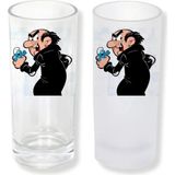 Ghostbastır Design Şirinler Buzlu / Buzsuz Seçenekli Rakı Bardağı – 1 Adet Şık Sunum Bardağı 0119 - 200 ml