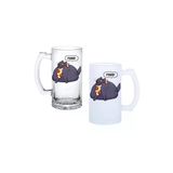Ghostbastır Design Şişman Kedi Kulplu Bira Bardağı Buzlu Veya Şeffaf Seçenekli 0225