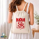 Ghostbastır Design Sivasspor Büzgülü Keten Çanta C281 - Bej