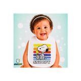 Ghostbastır Design Snoopy Keten Bebek Mama Önlüğü – Yumuşak, Emici, Yıkanabilir, Özel Tasarım P176