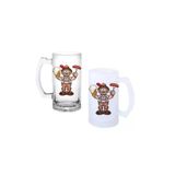 Ghostbastır Design Sosis Kulplu Bira Bardağı Buzlu Veya Şeffaf Seçenekli 0216