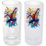Ghostbastır Design Spiderman Buzlu / Buzsuz Seçenekli Rakı Bardağı – 1 Adet Şık Sunum Bardağı 041 - Şeffaf - 200 ml