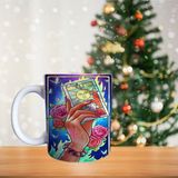 Ghostbastır Design Tarot Kartı Porselen Kupa 065 Beyaz GHSTBSTRKP0856