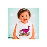 Ghostbastır Design Taş Devri Keten Bebek Mama Önlüğü – Yumuşak, Emici, Yıkanabilir, Özel Tasarım P192