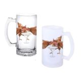 Ghostbastır Design Tavuklu Bira Bardağı Buzlu ya da Buzsuz Seçenekleriyle 010
