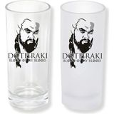 Ghostbastır Design The God Of War Buzlu / Buzsuz Seçenekli Rakı Bardağı – 1 Adet Şık Sunum Bardağı 0187 - Şeffaf - 200 ml