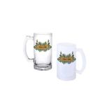 Ghostbastır Design Tiki Bar Kulplu Bira Bardağı Buzlu Veya Şeffaf Seçenekli 0230
