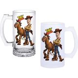 Ghostbastır Design Toy Story Kulplu Bira Bardağı Buzlu Veya Şeffaf Seçenekli 0233 - 500 ml