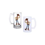 Ghostbastır Design Toy Story Kulplu Bira Bardağı Buzlu Veya Şeffaf Seçenekli 0234