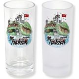 Ghostbastır Design Trabzon Buzlu / Buzsuz Seçenekli Rakı Bardağı – 1 Adet Şık Sunum Bardağı 0179 - 200 ml