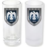 Ghostbastır Design Türk Hava Kuvvetleri Buzlu / Buzsuz Seçenekli Rakı Bardağı – 1 Adet Şık Sunum Bardağı 008 - Şeffaf - 200 ml