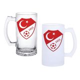 Ghostbastır Design Türk Milli Takımı Bira Bardağı 500 cc Cam Buzlu veya Buzsuz Seçenekleriyle 039