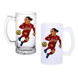 Ghostbastır Design Virgil Van Dijk Bira Bardağı 500 cc Cam Buzlu veya Buzsuz Seçenekleriyle 0499