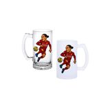 Ghostbastır Design Virgil Van Dijk Kulplu Bira Bardağı Buzlu Veya Şeffaf Seçenekli 0249