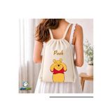 Ghostbastır Design Winnie The Pooh Büzgülü Keten Çanta C360 GHSTBSTRCNT360