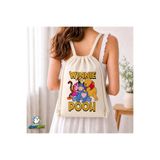 Ghostbastır Design Winnie The Pooh Büzgülü Keten Çanta C367 GHSTBSTRCNT367