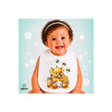 Ghostbastır Design Winnie The Pooh Keten Bebek Mama Önlüğü – Yumuşak, Emici, Yıkanabilir, Özel Tasarım P206