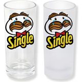 Ghostbastır Design Yalnız Pringles Buzlu / Buzsuz Seçenekli Rakı Bardağı – 1 Adet Şık Sunum Bardağı 0111 - 200 ml