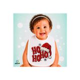 Ghostbastır Design Yılbaşı Keten Bebek Mama Önlüğü – Yumuşak, Emici, Yıkanabilir, Özel Tasarım P210