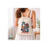 Ghostbastır Design Zootopia Büzgülü Keten Çanta C374 GHSTBSTRCNT374