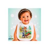 Ghostbastır Design Zootropolis Keten Bebek Mama Önlüğü – Yumuşak, Emici, Yıkanabilir, Özel Tasarım P211