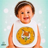 Ghostbastır Design Zootropolis Nick Keten Bebek Mama Önlüğü – Yumuşak, Emici, Yıkanabilir, Özel Tasarım P214 - Çok Renkli - 0+ Ay