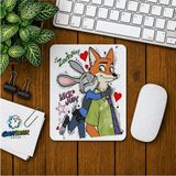 Ghostbastır Design Zootropolis Nick ve Judy Baskılı Oyuncu Mousepad 0361