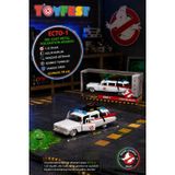 Ghostbusters ECTO-1 Jada 1:32 Die-Cast Metal Açılır Kapı Koleksiyon Hayalet Avcıları Arabası 13 cm