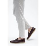 Giampiero Nicola Erkek Hakiki Deri Kahverengi Loafer Ayakkabı 664 L40233C ERK AYK Y23 BROWN