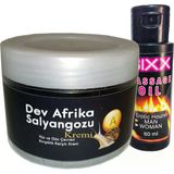 Giant Afrikasalyangozu Kremi Yaşlanma Karşıtı Dev Salyangoz100ml + 60 Ml Sıxx Erotikmasaj Yağı