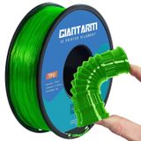 GIANTARM TPU Filament 1.75mm Esnek Yumuşak 3D Yazıcı Sarf Malzemeleri Yeşil, 95A 1kg Makara (2,2 lb.), Boyutsal Doğruluk +/- 0,05 mm