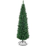 Giantex, Yeşil Yapay Kalem Noel, Birinci Sınıf Menteşeli Çam Ağacı, Sağlam Metal Ayaklı, Ev, Mağazalar ve Tatil Dekorasyonu için Mükemmel, (5 FT)