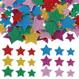 Giantree 270 Adet Kendinden Yapışkanlı Glitter Köpük Yıldız Çıkartmaları, Renkli Glitter Yıldız Çıkartmaları Duvar Çıkartmaları Çocuk Sanatları El Sanatları Malzemeleri Ev Doğum Günü Partisi