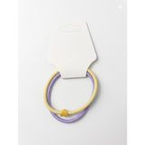 GİDEGO ACCESSORIES 2'li Lastik Toka, Mor-Sarı