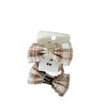 GİDEGO ACCESSORIES 2'li Mini Saç Lastiği, Ekoseli