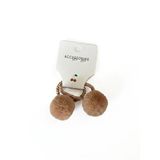 GİDEGO ACCESSORIES 2'li Mini Saç Lastiği, Ponpon