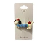 GİDEGO ACCESSORIES Dachshund Sevimli Köpek Figürlü Mandal Toka (MODEL-2)
