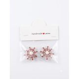 GİDEGO ACCESSORIES El Yapımı Ekstra Minik Saç Tokası, 2'li Set (Model-10)