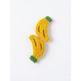 GİDEGO ACCESSORIES Saçsız Bebek Tokası-2'li Set, Muz