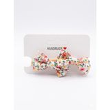 GİDEGO ACCESSORIES Sarı Mini Fiyonk Kurdele Saç Tokası, 2'li Set (Model-7)
